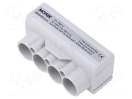 Splice terminal: distribution block; SLT50; 1kV; PIN: 7(4+3) MOREK