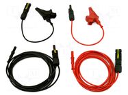 Test acces: set of cables and adapters; black,red; 3m HT INSTRUMENTS