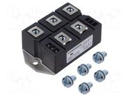 Bridge rectifier: half-controlled; Urmax: 1.4kV; If: 110A; module POWERSEM