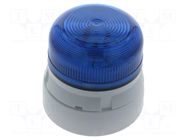 Signaller: lighting; flashing light; white; Flashguard; 110VAC KLAXON SIGNALS