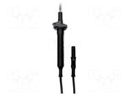 Test leads; 1kV; 20A; probe tip x2,banana plug 4mm x2; Len: 1.5m HT INSTRUMENTS