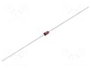 Diode: Zener; 0.5W; 3V; bulk; CASE017AG; single diode; 50uA; 1N52xxB ONSEMI