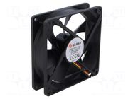 Fan: DC; axial; 12VDC; 92x92x25mm; EBR; 5pcs. Akasa