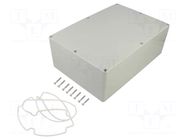 Enclosure: multipurpose; X: 186mm; Y: 265mm; Z: 95mm; polycarbonate GAINTA