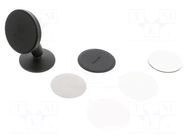Car holder; black; for dashboard; snapped-in BASEUS