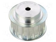 Belt pulley; AT10; W: 25mm; whell width: 40mm; Ø: 55.45mm; aluminium OPTIBELT