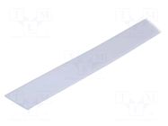 Cover for LED profiles; white; 1m; Kind of shutter: A1; slide TOPMET