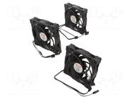 Fan: DC; axial; 12VDC; 120x120x25mm; 31.8dBA; HDB; 500÷2000rpm Akasa