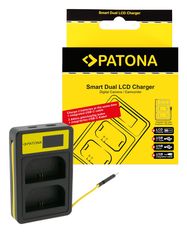 PATONA Smart Dual LCD USB Charger for Canon LP-E6 EOS 5D 60D 60Da 6D 7D EOS70D EOS-70D LP-E6 Mark II, PATONA