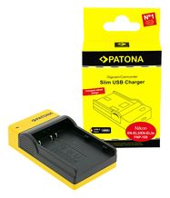 PATONA Slim USB charger with USB-C input for Konica Minolta Nikon EN-EL3 Dynax 5D 7D Nikon EN-EL3 Minolta, PATONA