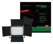 PATONA Premium LED Photo and Video Light with 216 adjustable RGB LEDs incl. carrying bag, PATONA