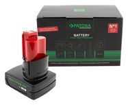 PATONA Premium Battery for Milwaukee M12 RedLithium 4932451395, PATONA