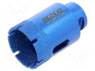 Diamond hole saw; Ø: 40mm; for dry running,ceramic tile NOZAR DIAMANTWERKZEUGE