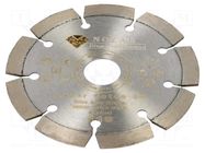Cutting diamond wheel; Ø: 115mm; Holder: assembly hole; 22.23mm NOZAR DIAMANTWERKZEUGE
