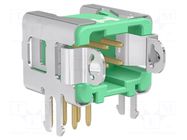 Connector: wire-wire/PCB; socket; male; PIN: 6; Gecko; 2A; 450V; THT HARWIN