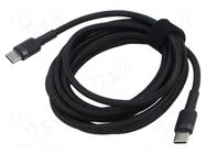 Cable; High Speed,USB 2.0; USB C plug,both sides; 2m; black; 100W BASEUS