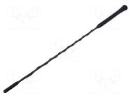 Antenna mast; car top,automotive,external; 405mm; M5; AM,FM MTA