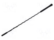Antenna mast; car top,automotive,external; 410mm; M6; AM,DAB,FM MTA