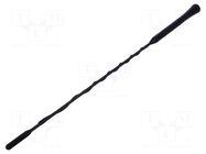 Antenna mast; car top,automotive,external; 390mm; M5; DAB MTA