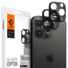 Spigen Optik. TR Camera Protector Camera tempered glass (2 pcs) iPhone 14 Pro / 14 Pro Max black, Spigen