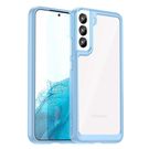 Outer Space Case for Samsung Galaxy S23+ cover with a flexible frame blue, Hurtel