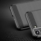 Carbon Case case for Samsung Galaxy S23+ flexible silicone carbon cover black, Hurtel