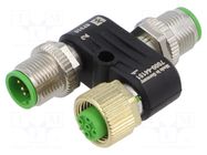 Adapter; M12; PIN: 5; 5VDC; 0.0125A; 7000; IP67; -30÷85°C MURRELEKTRONIK