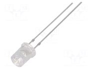 LED; orange; 5mm; 330÷500mcd; 120°; Front: recessed; 12÷15VDC OPTOSUPPLY