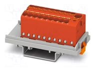 Splice terminal: rail; 17.5A; 500V; push-in; PA; 0.14÷2.5mm2 PHOENIX CONTACT