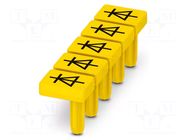 Label; L: 6.3mm; ways: 5; W: 25.2mm; H: 6.3mm PHOENIX CONTACT