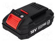 Re-battery: Li-Ion; 18V; 2000mAh; Energy+ GRAPHITE