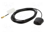 Antenna; automotive,inner; GPS; Fakra,SMB (f); 3.5m; 3÷5VDC MTA