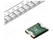 Fuse: PTC polymer; 300mA; 30V; 30VDC; SMD; miniSMDC; 1812; tinned LITTELFUSE