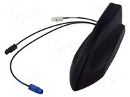 Antenna; automotive,SHARK; AM,DAB,FM,GNSS; Fakra; Len: 210mm MTA
