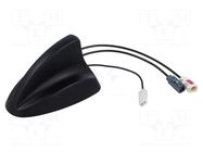 Antenna; automotive,SHARK; AM,DAB,FM; Fakra; Len: 290mm; 12VDC MTA
