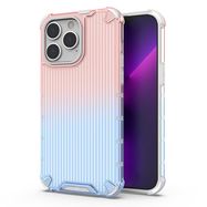 Ombre Protect Case for iPhone 13 Pro armored cover pink and blue, Hurtel
