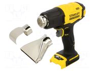 Tool: electric hot shrink gun; 360W; 18VDC; Kit: shrink nozzle STANLEY