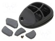 Enclosure: for remote controller; X: 44mm; Y: 55.3mm; Z: 14.1mm; ABS MASZCZYK