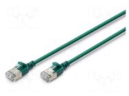 Patch cord; F/FTP; Cat: 6a; RJ45 plug,both sides; stranded; Cu; 3m DIGITUS