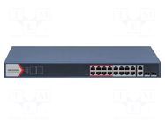 Switch PoE Ethernet; managed; Number of ports: 18; rack; DS-3E HIKVISION
