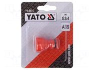 Nipple; ABS; 3/4" YATO