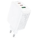 Acefast fast charger GaN (2x USB-C / USB-A) PPS / PD / QC4+ 65W white (A41), Acefast