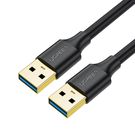 Ugreen cable USB-A - USB-A USB3.0 5Gb/s 0.5m black (US128), Ugreen