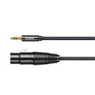 Ugreen audio cable 3.5mm mini jack (male) - XLR (female) 1m black (AV182), Ugreen