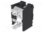 Contact block; 22mm; OptoHiT; front fixing; push-in terminals EAO
