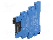Relay: interface; SPST-NO; Ucoil: 24VAC,24VDC; 6A/250VAC; 6A/24VDC FINDER