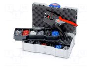 Tool: for crimping; Kit: collets,case,crimping tool,connectors KNIPEX