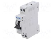 Circuit breaker; 230/400VAC; Inom: 2A; Poles: 1+N; Charact: C; 10kA EATON ELECTRIC