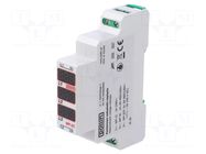 Voltage monitoring relay; for DIN rail mounting; WP; SPST-NO POLLIN