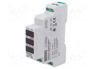 Voltage monitoring relay; for DIN rail mounting; WP; SPST-NC POLLIN